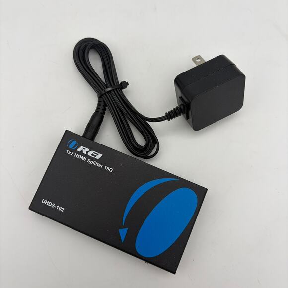 OREI UHD-102 1x2 HDMI Splitter 18G 4K EDID Switch w Power Adapter Tested - Picture 1 of 6